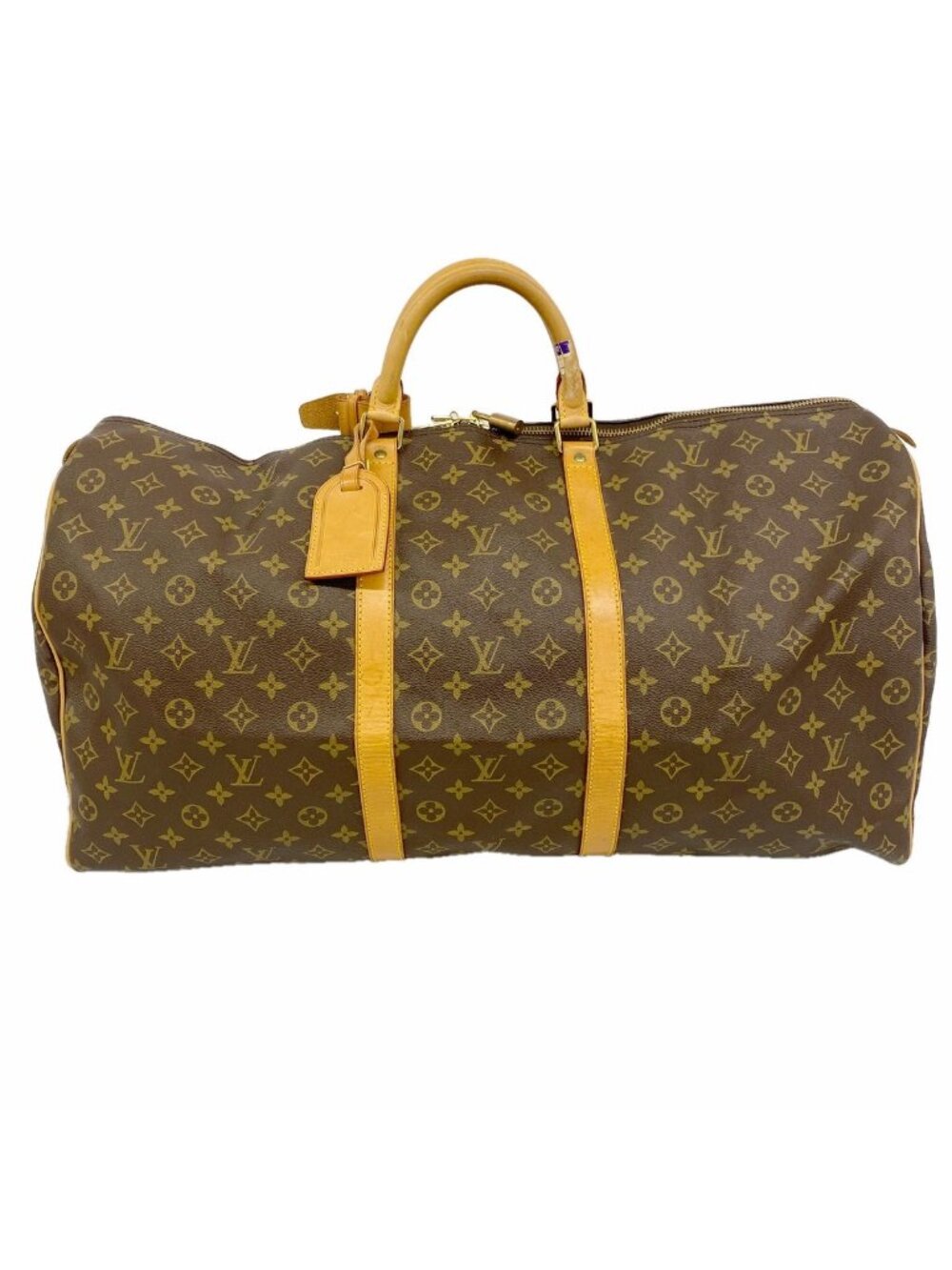 Louis Vuitton Boston Bag Monogram Keepall 60 Brown